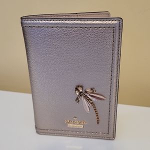 Kate Spade rose gold passport wallet